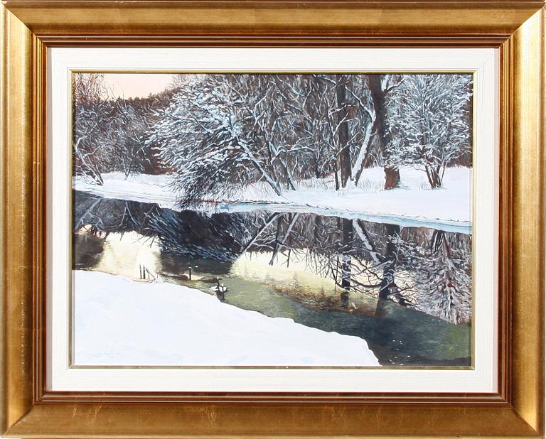 LENNART LUNDEGÅRDH, olja på duk, sign o dat 99.