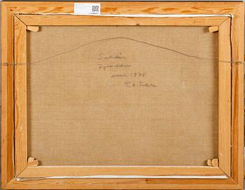 GUSTAF ADOLF FAHLE, olja på duk, signerad.