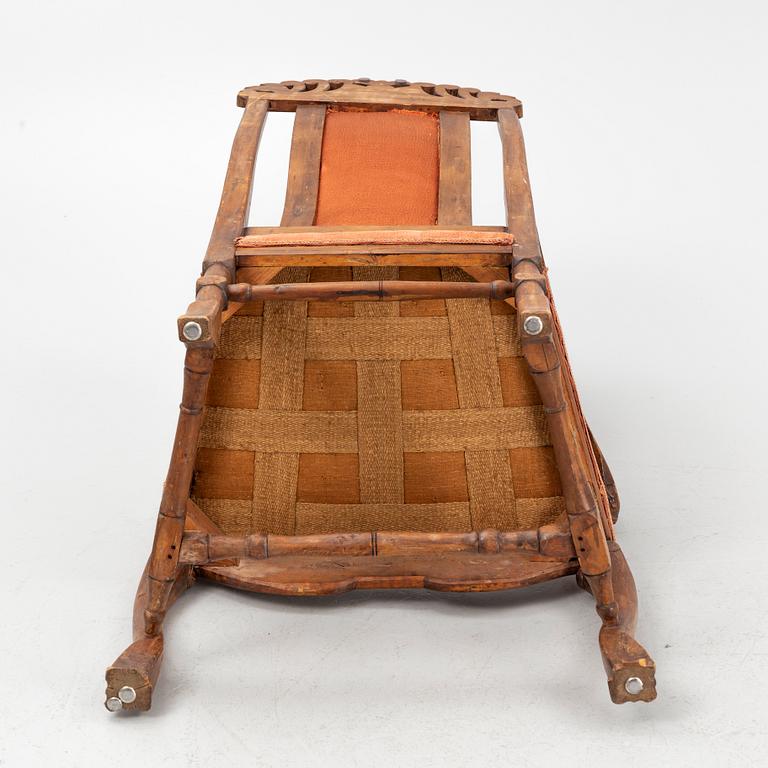 A Swedish Baroque open armchair, circa 1700.