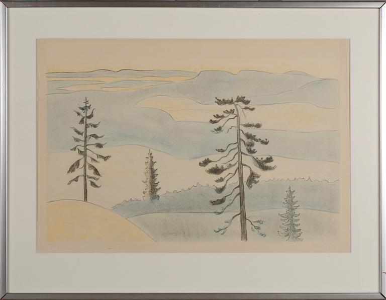 EINAR JOLIN, färglitografi, signerad och numrerad 29/260.