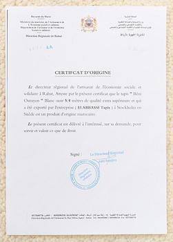 Matta, Marocko, ca 395 x 490.