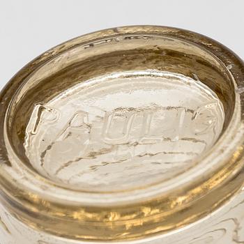 Aino Aalto, smörask och kryddglas, 2 st, för Paulig, Karhula glasbruk, 1930-tal.