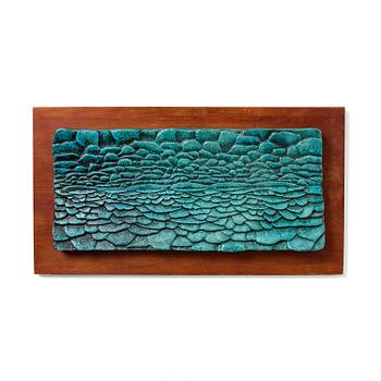 152. Hans Hedberg, a faience wall relief, Biot, France.