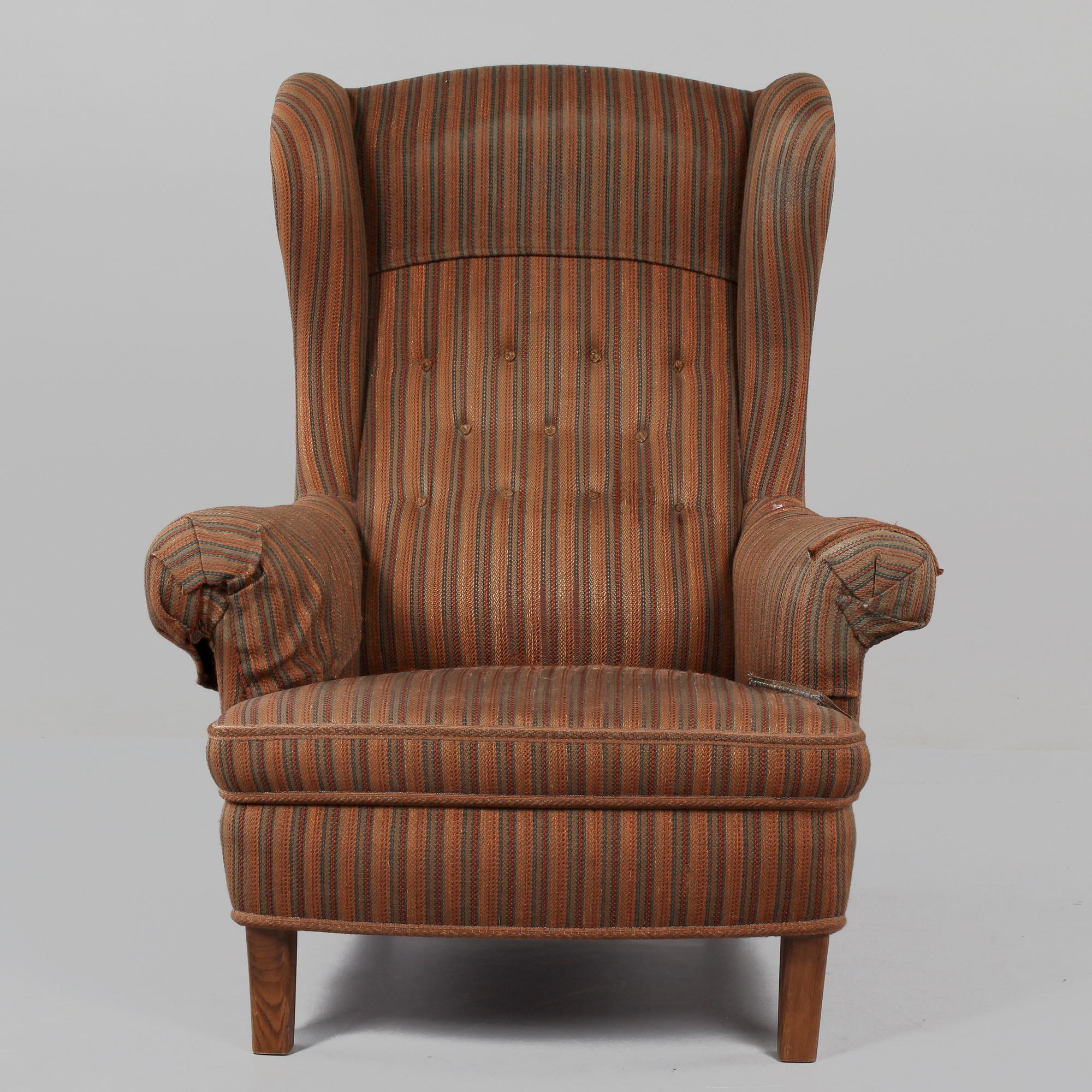 FÅTÖLJ, "Häggbom", Carl Malmsten, AB OH Sjögren, 1900-talets andra hälft.