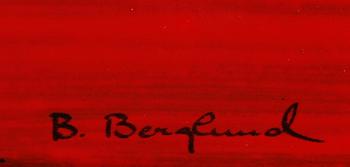 BERGLUND, BENGT, emaljarbete. Sign. Gustavsberg.