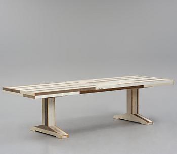 Piet Hein Eek, matbord, "Canteen Table in Scrapwood", Nederländerna, efter 2005.