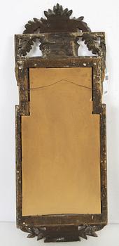 A Gustavian mirror, late 18th Century.