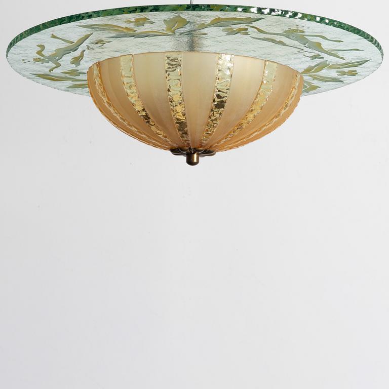 Plafondlampa, Swedish Modern, 1930/40-tal.
