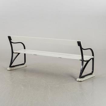 Garden bench / park bench, Näfveqvarn's Ironworks, first half of the 20th century.