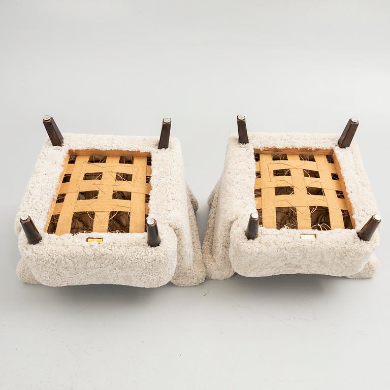 Armchairs, a pair, Swedish Modern, 1940s.