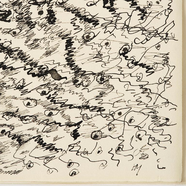 Henri Michaux, "Dessin mescalinien".