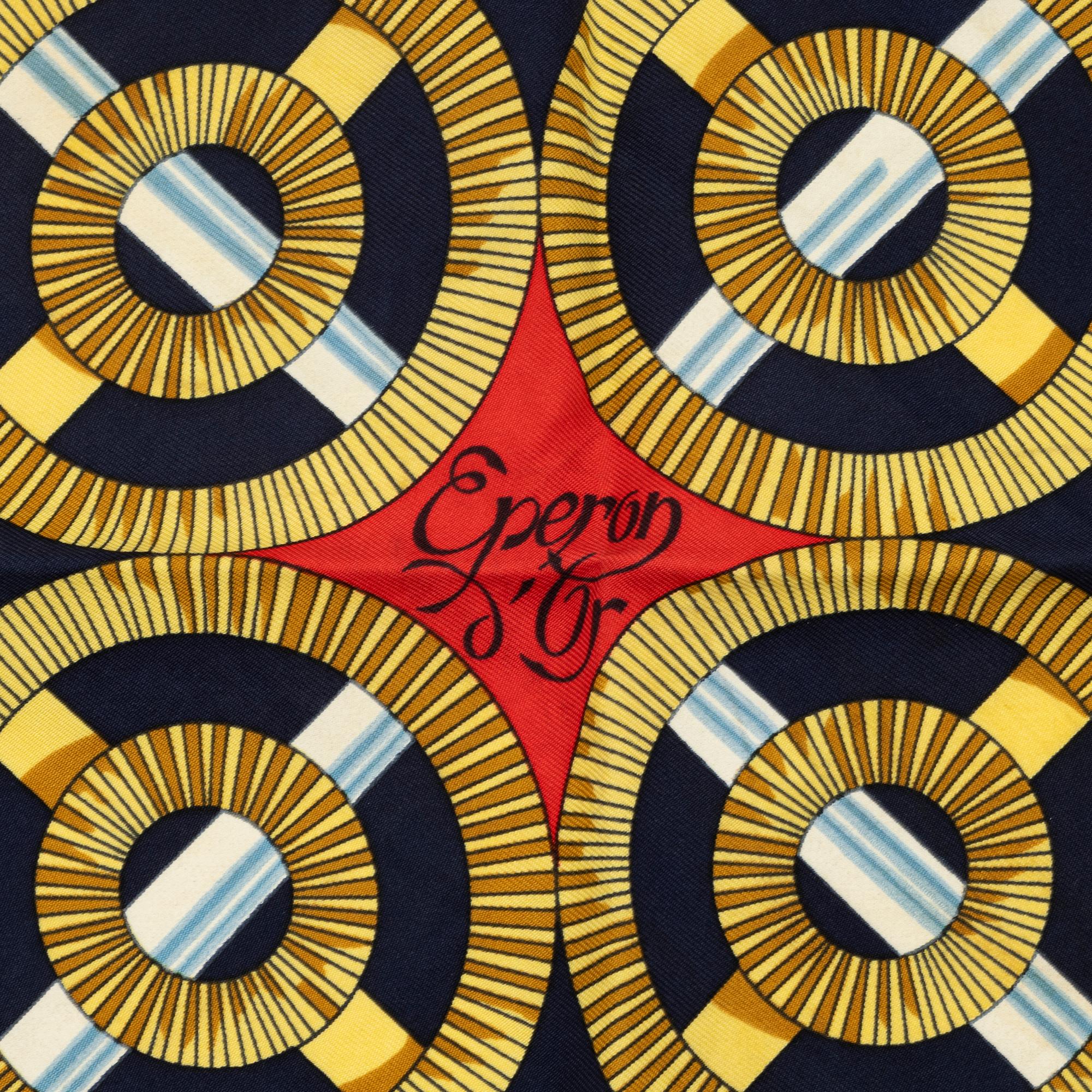 Hermès, scarf, "Eperon d'Or".
