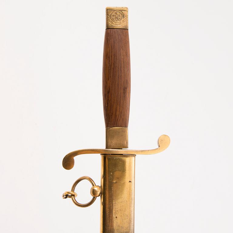 An Imperial Russian model 1914 naval officer's dagger.