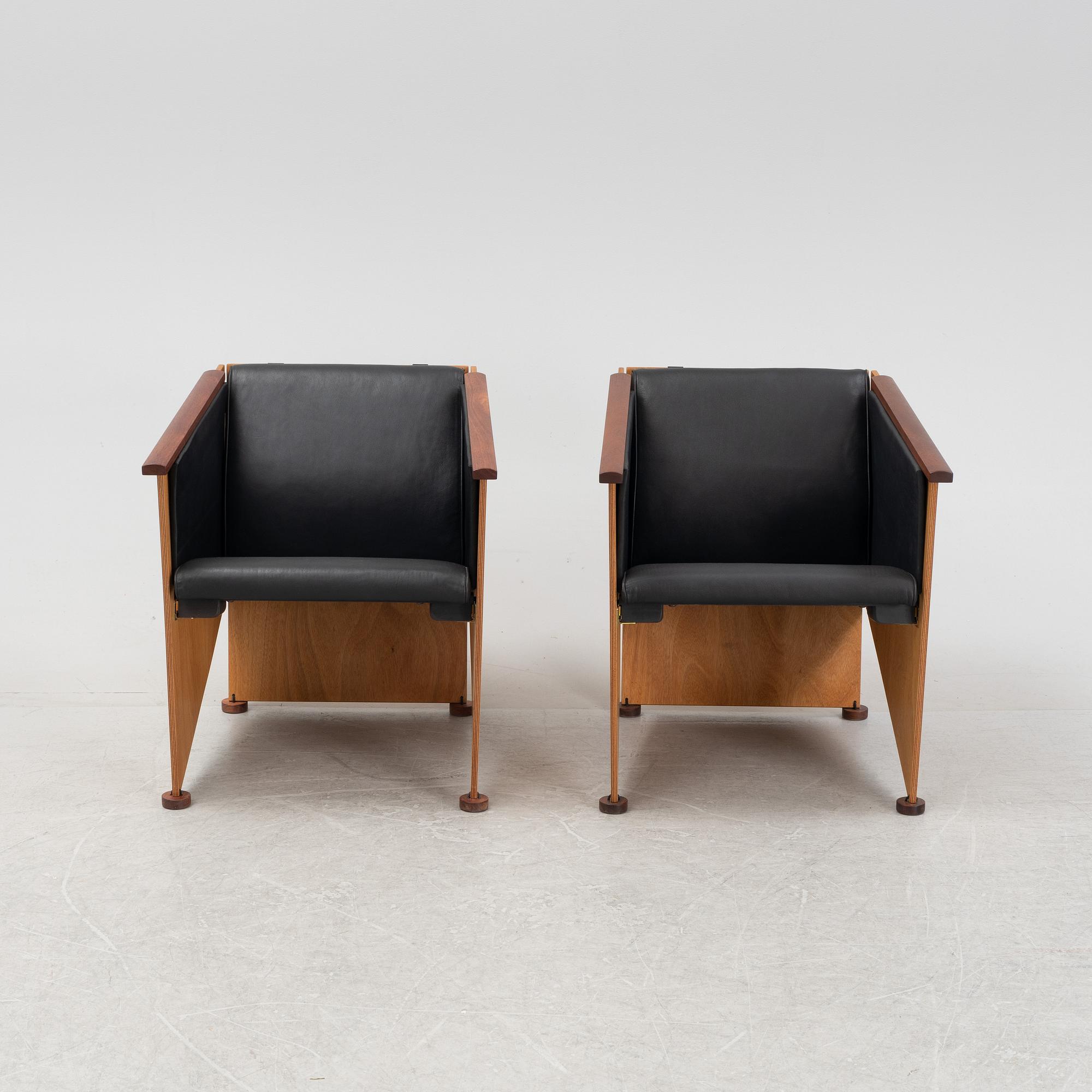 Torbjörn Ahlström, fåtöljer, ett par.