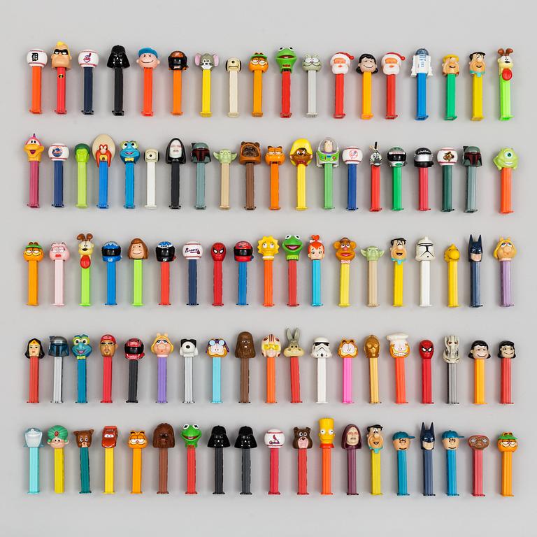 PEZ, godisautomater, 95 st, USA, 1900-/2000-tal.