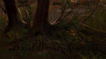 Karol Kowalski-Wierusz, oil on canvas, signed.