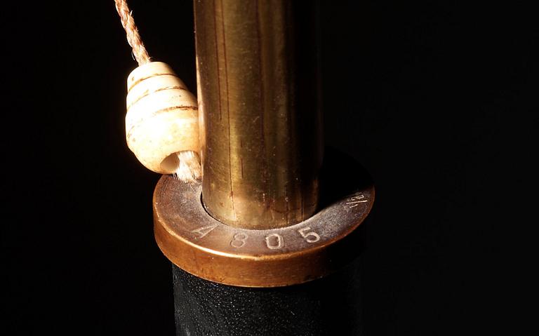 ALVAR AALTO, golvlampa, "A 805", Valaistustyö, Finland sannolikt 1950-tal.