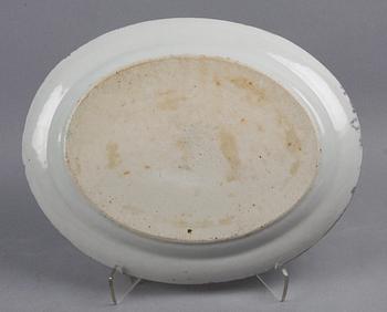 STEKFAT, porslin, Kanton, Kina, 1800-tal.