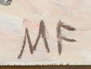 MOLLIE FAUSTMAN, olja på duk, monogramsign.