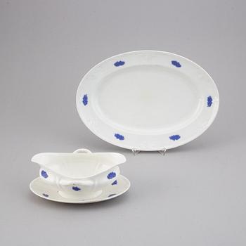 A 40-piece part 'Blå Blom' porcelain service, Gustavsberg.