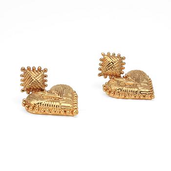 349. CHRISTIAN LACROIX, a pair of earclips.