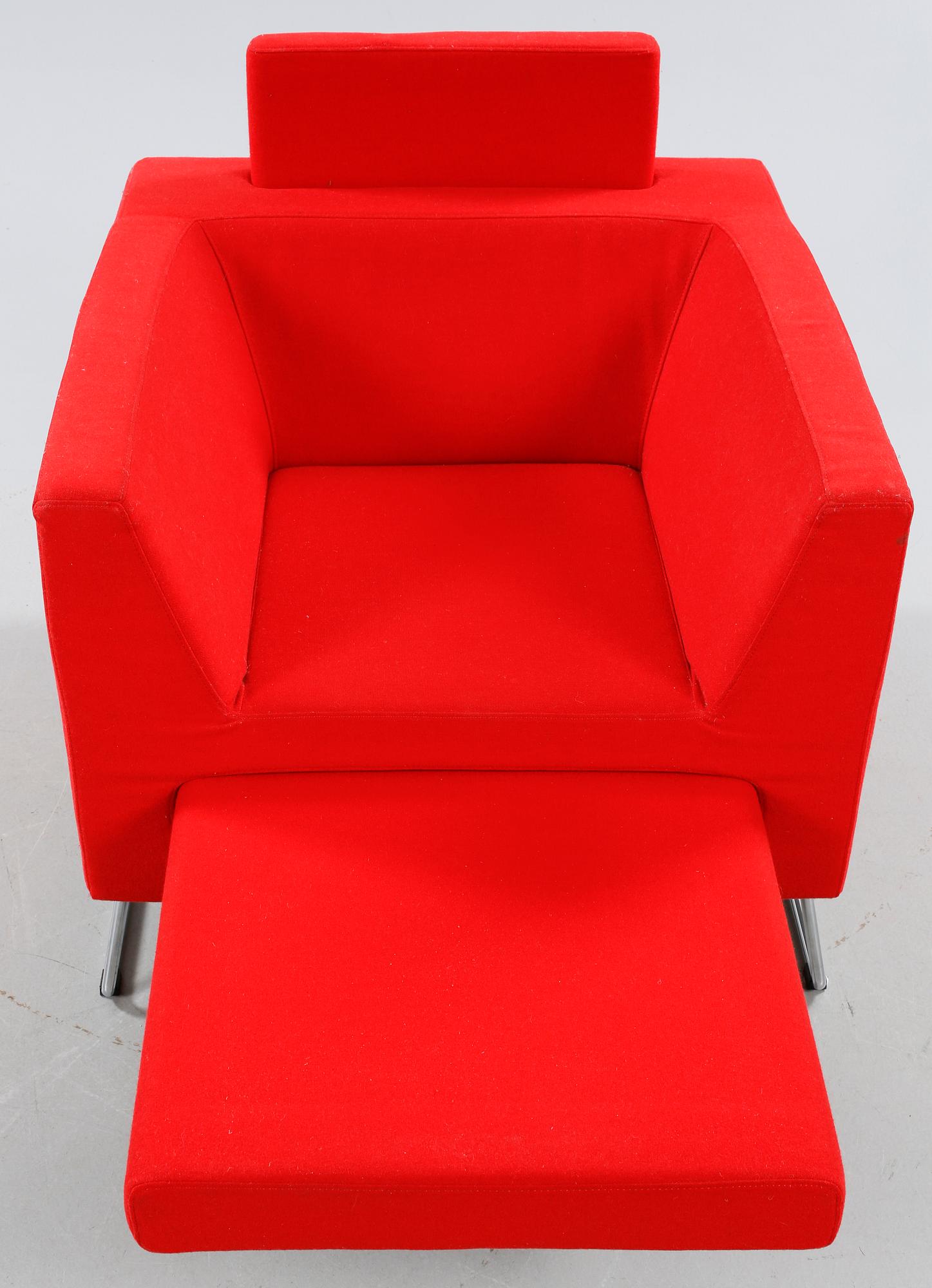 A chair, model Boxer, designed by Thomas Bernstrand for Söderbergs Möbler, made around year 2000.