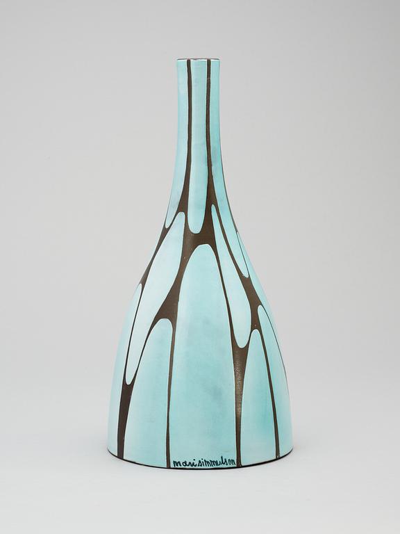 A Mari Simmulson stoneware vase, Upsala Ekeby, 1950's.