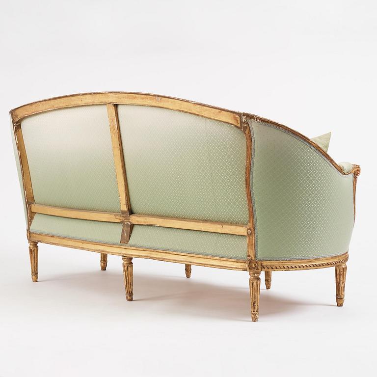 A Louis XVI canape en corbeille by François (II) Foliot (maître in Paris 1773-ca.1839).