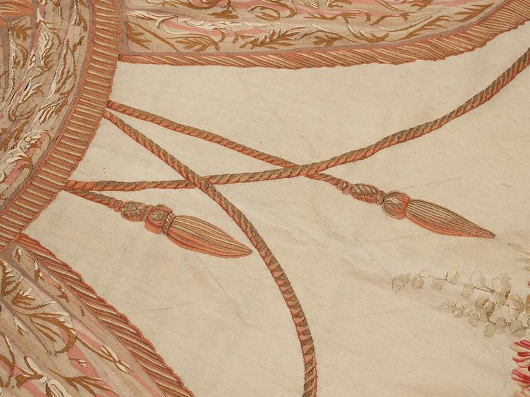 A TAPESTRY, "A Palace interior", ca 314,5 x 185,5-186,5 cm, Aubusson probably, second half of the 19th century.