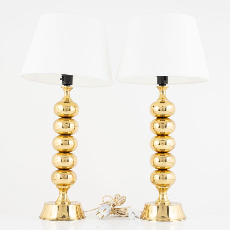 A pair of model '68' table lamps, Enco, second half of the 20th Century.