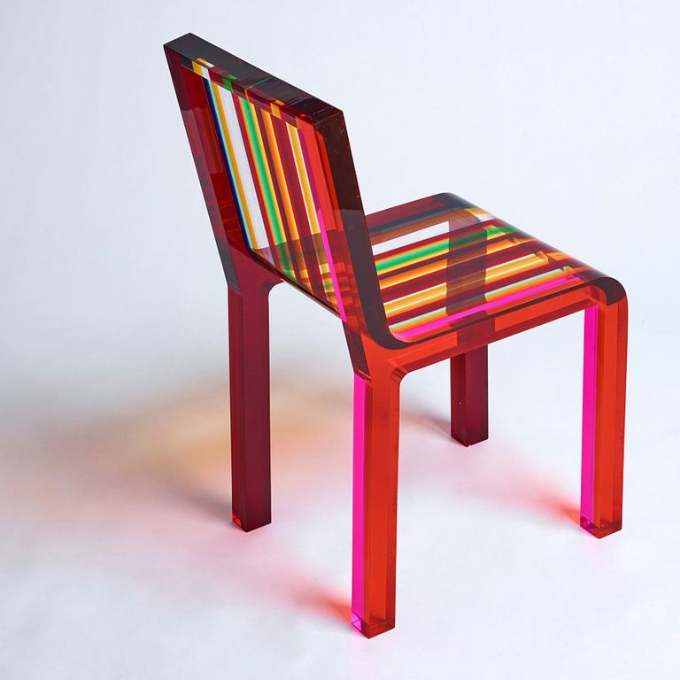 Patrick Norguet, a "Rainbow Chair" for Cappellini, post 2000.