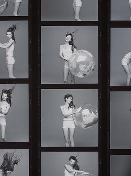 Patrik Andersson, "Kate Moss, contact sheet", 1992.