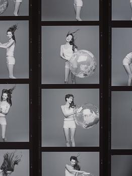 Patrik Andersson, "Kate Moss, contact sheet", 1992.