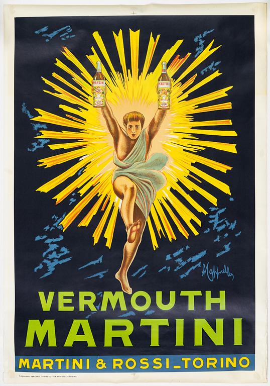 Leonetto Cappiello, 'Vermouth Martini'.