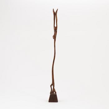 Knud Albert, a rosewood sculpture, signed, Denmark, mid 20th century.