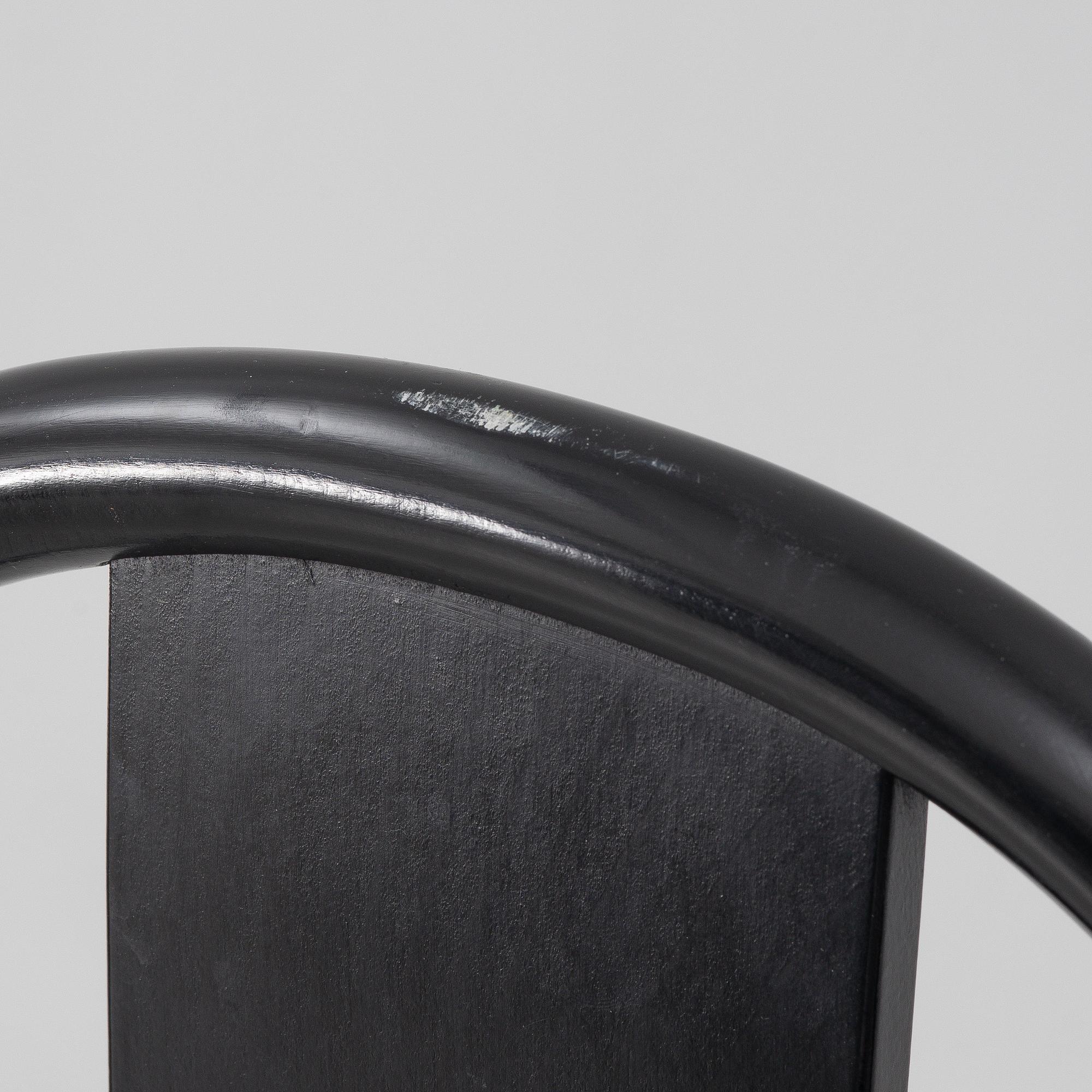 Six Thonet chairs, model 264P, 1989.