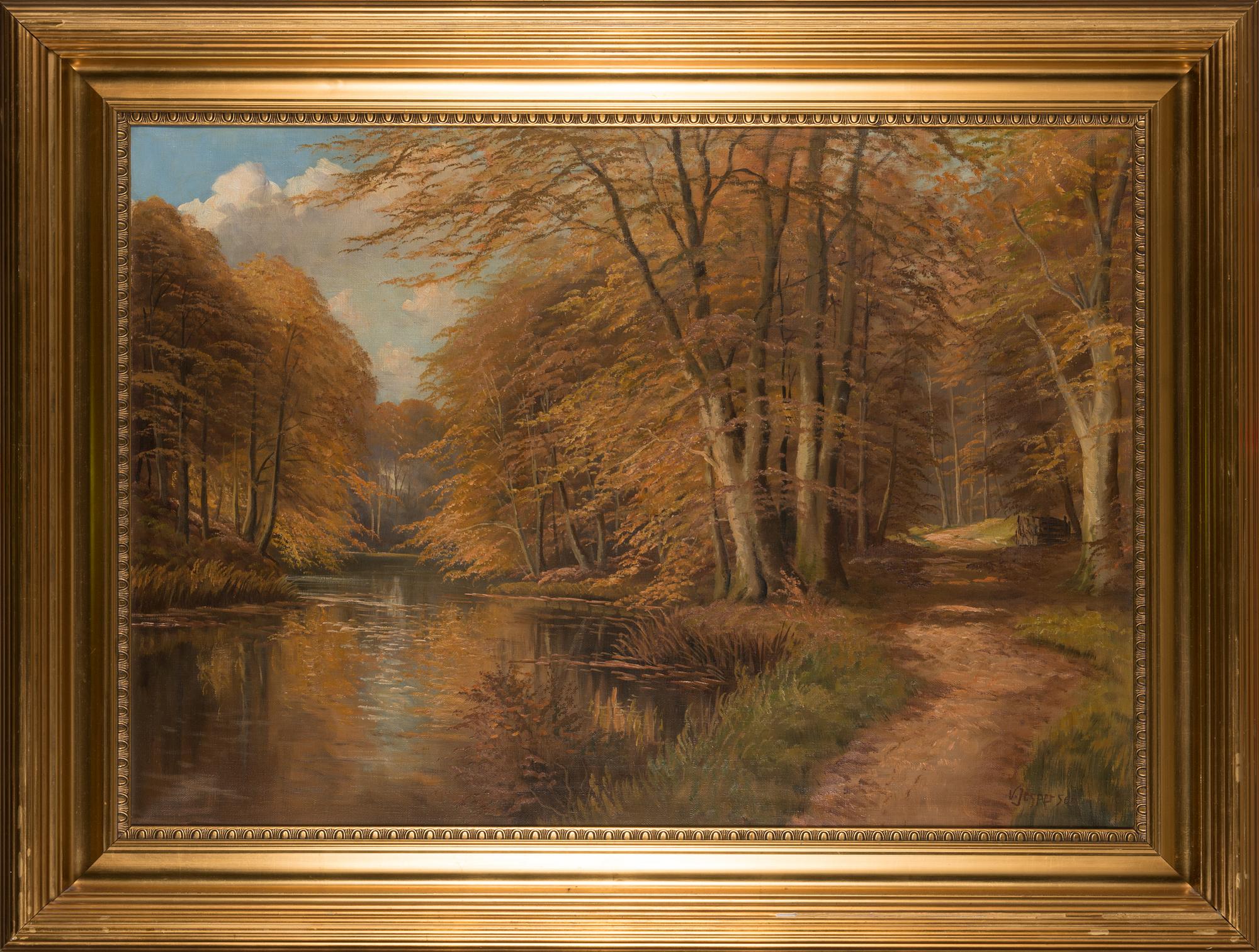 Viggo Jespersen, oil on canvas, signed.