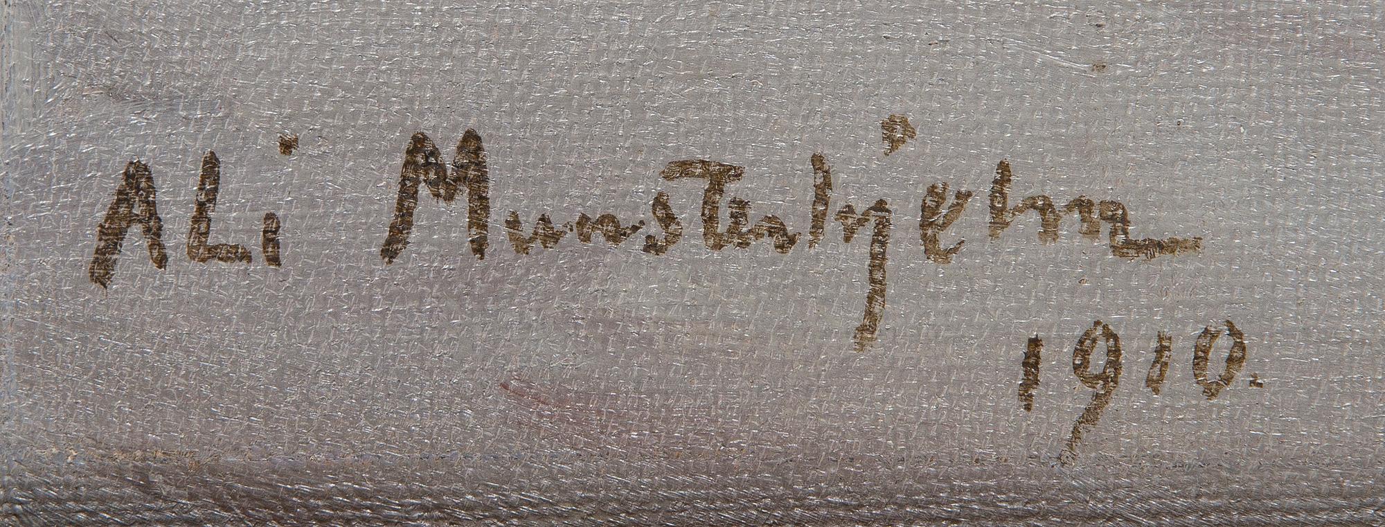 Ali Munsterhjelm, From the Shore of the Aura River.