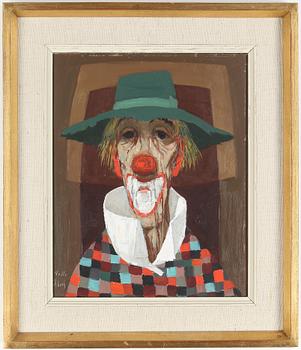 PELLE ÅBERG, olja på pannå, signerad.