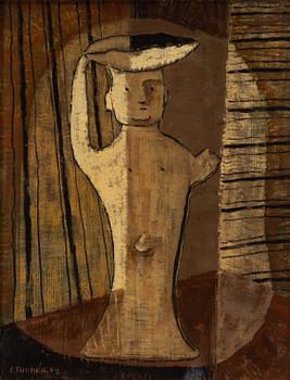 Esaias Thorén, "Figur med fat (Ibiza)".