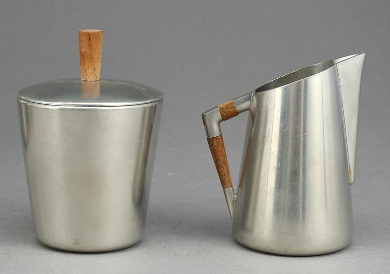 KAFFE- OCH TESERVIS, Tenn, Daalderop, Holland, 1960-tal.