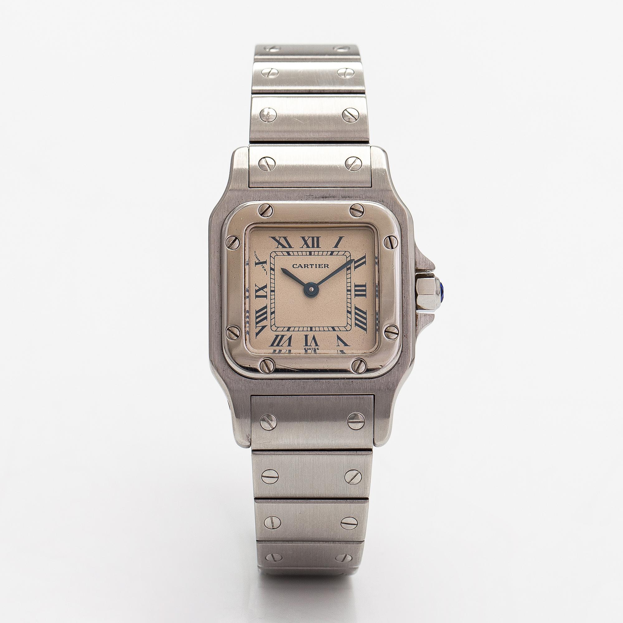 Cartier Santos, rannekello, 24 mm.