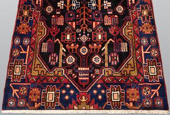 A runner, North east persian, ca 501 x 101 cm.