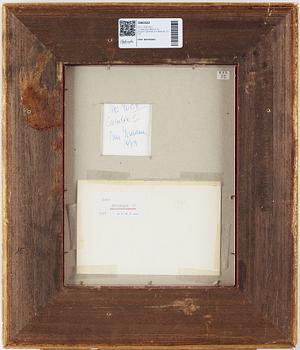 NELL WALDEN, collage/mixed media on paper, sigend and dated-73.