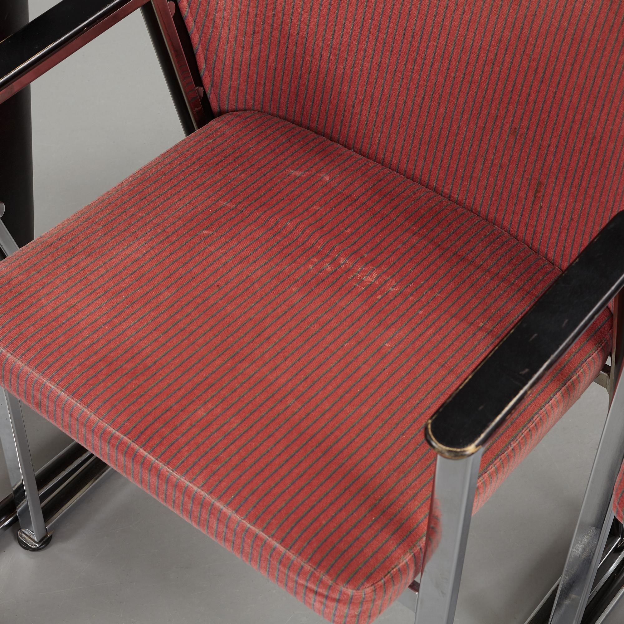 A set of four chairs Mondi by Jouko Järvisalo, Inno, Finland.