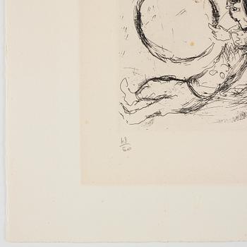 MARC CHAGALL, färgetsning, 1968, signerad med blyerts och numrerad 43/50.