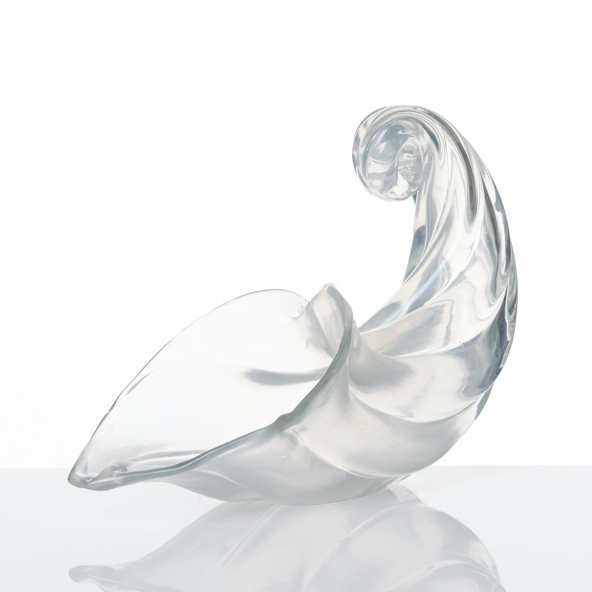 Fulvio Bianconi, an iridescent glass 'Cornucopia', Venini, Murano, Italy 1950s, model 4257.