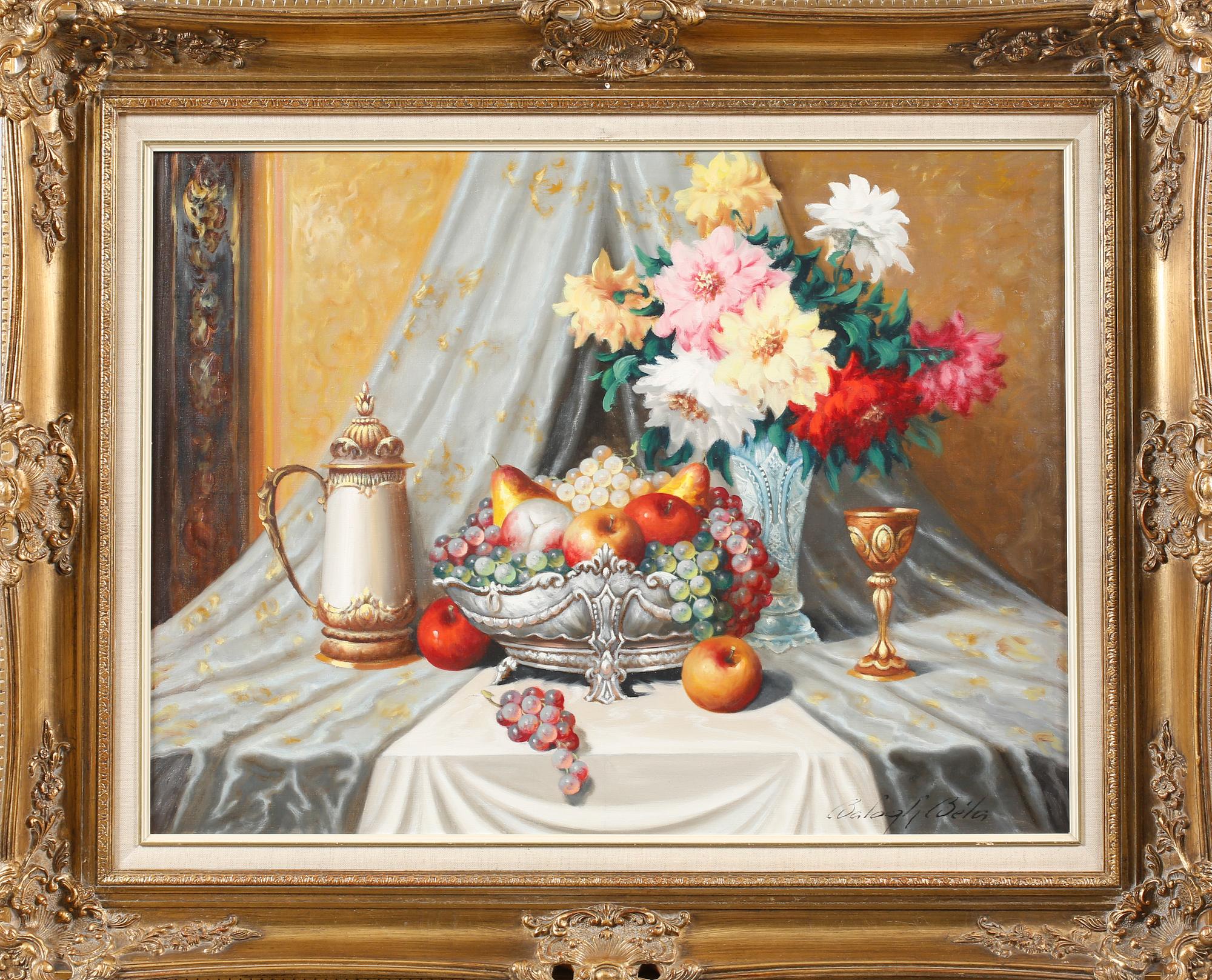 BELA BALOGH, olja på duk, signerad.