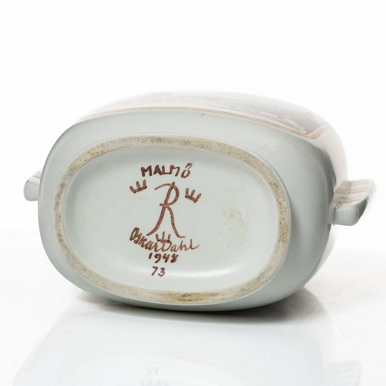Oskar Dahl, Lock urn, Rörstrand, Malmö, 1948.