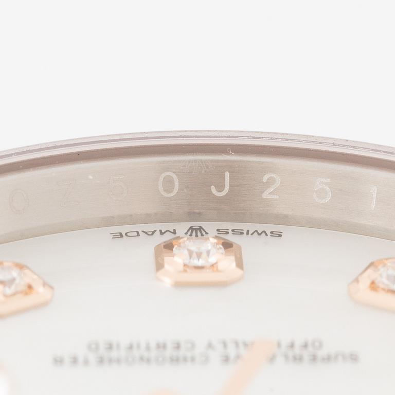 Rolex, Datejust 36, "Mother of pearl diamond dial", ca 2023.